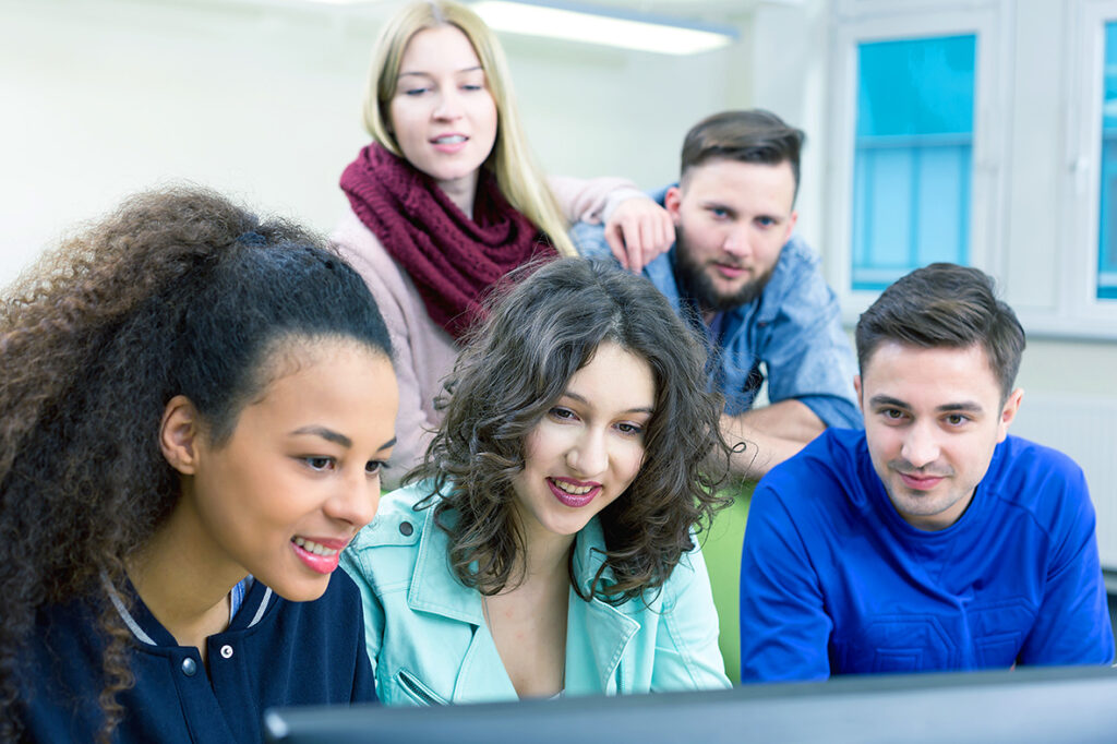 Studenten des Studienfachs Wirtschaftsingenieurwesen.